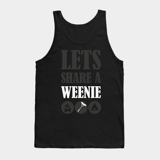 Lets Share a Weenie Tank Top by Food in a Can